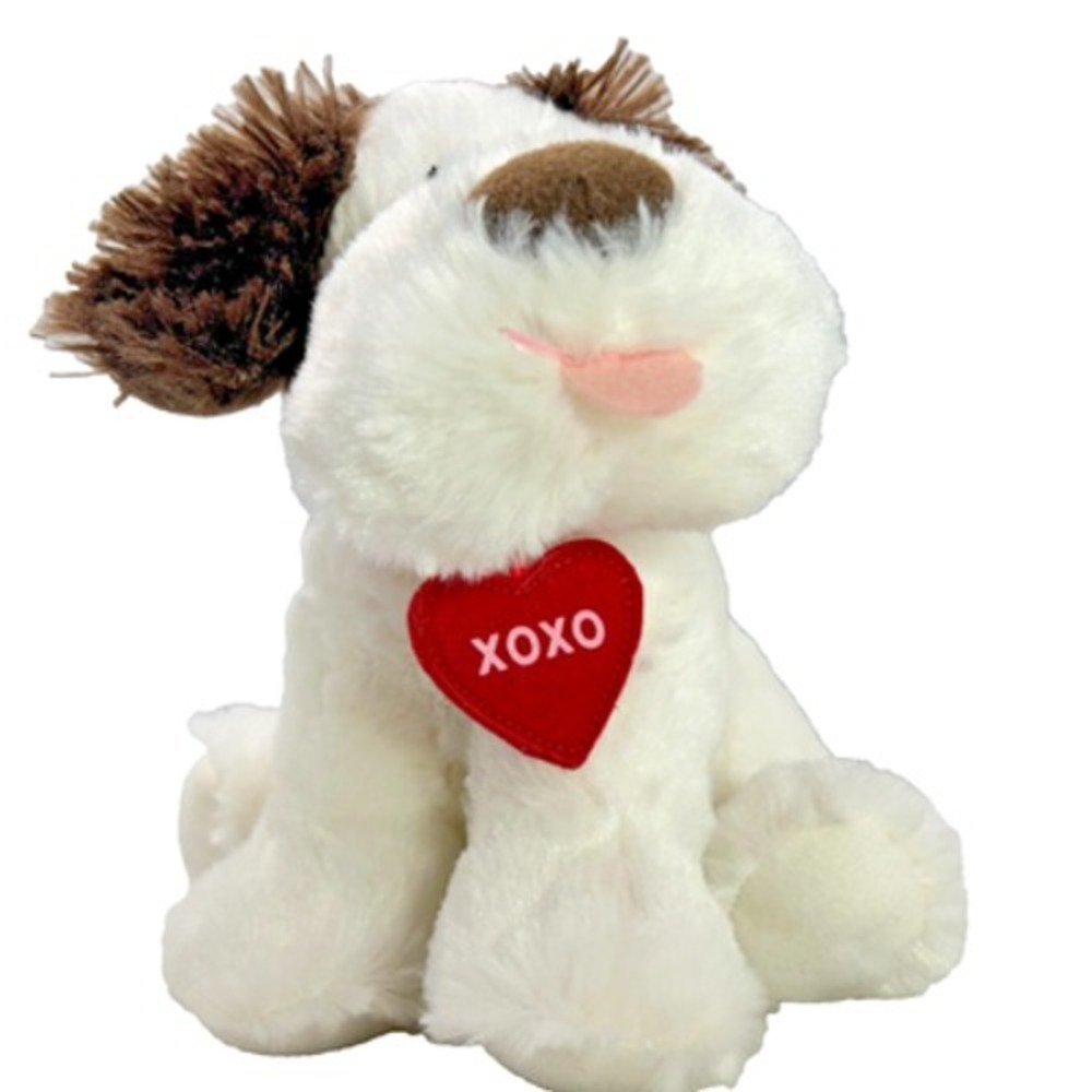 Hallmark Talking Plush Puppy Dog Heart Tag XOXO says You're So Doggone Cute